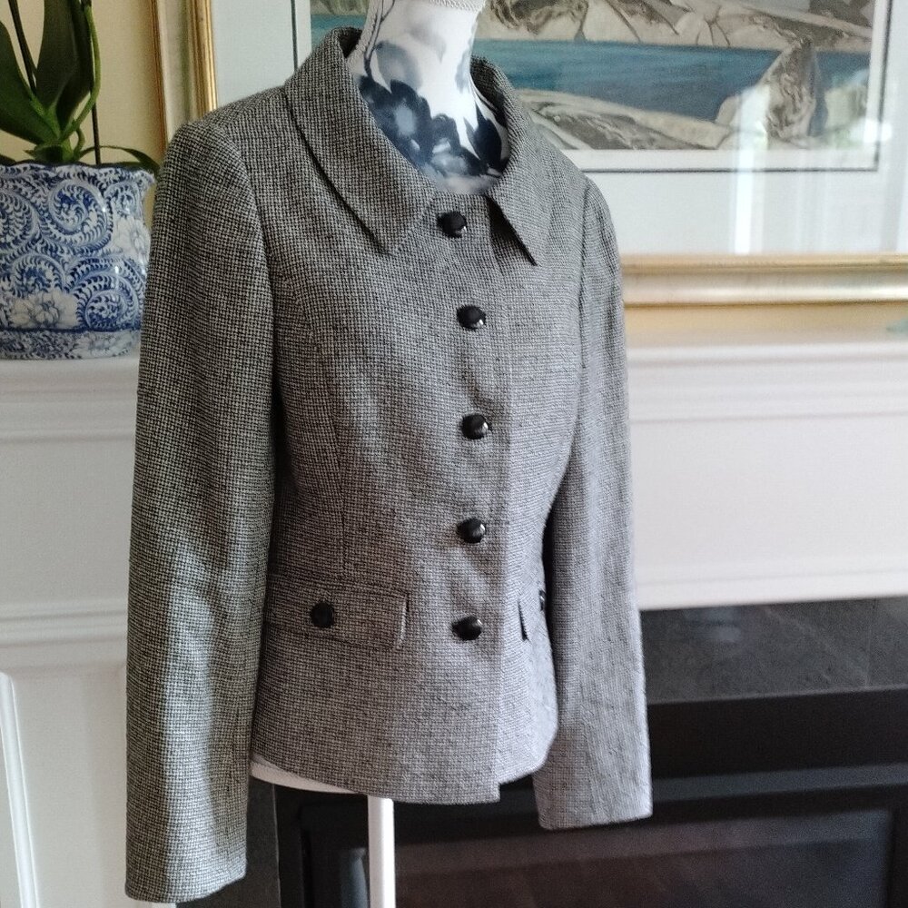 Brooks Brothers Silk-Linen Tweed 60's-vibe jacket, size 2 - Picture 3 of 12